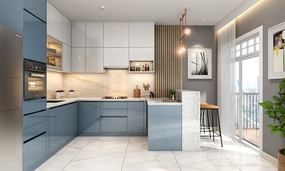 Serene Contemporary Kitchen